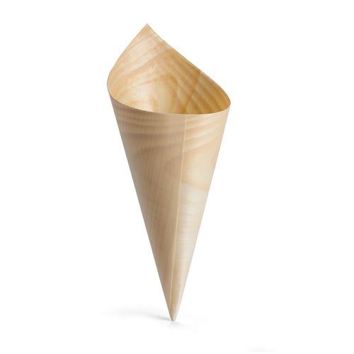 LARGE BAMBOO SERVING CONE