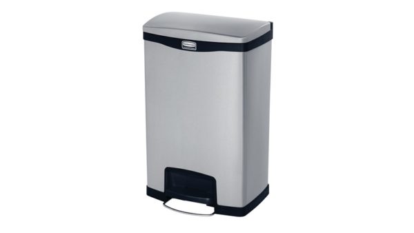 13 GAL STAINLESS STEEL STEP ON BIN