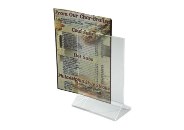 4X6" ACRYLIC TABLE SIGN HOLDER