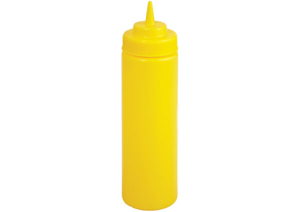 24 OZ WIDE MOUTH MUSTARD SQUEEZE BOTTLE
