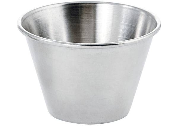 4 OZ STAINLESS STEEL SAUCE CUP