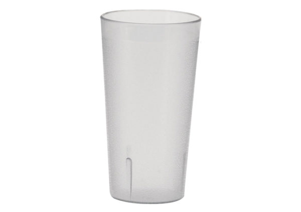 9.50 OZ CLEAR PEBBLED TUMBLER