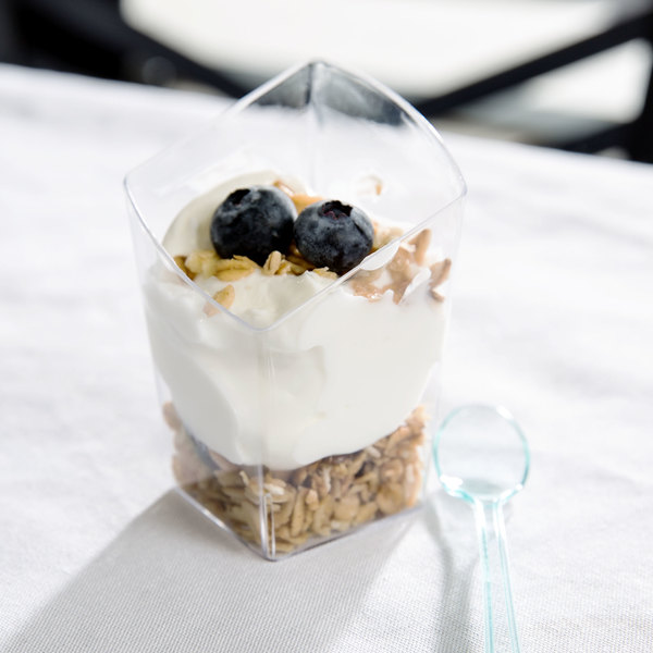 2.2 OZ CLEAR SLANTED TINY TRIFLE